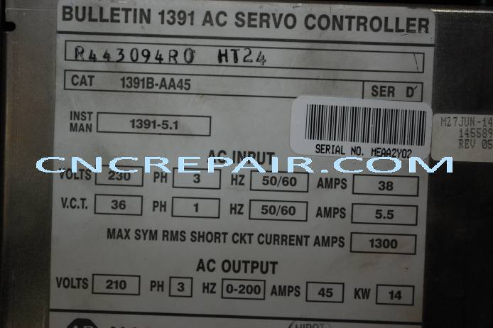 ALLEN BRADLEY 1391B AA45 EXCH